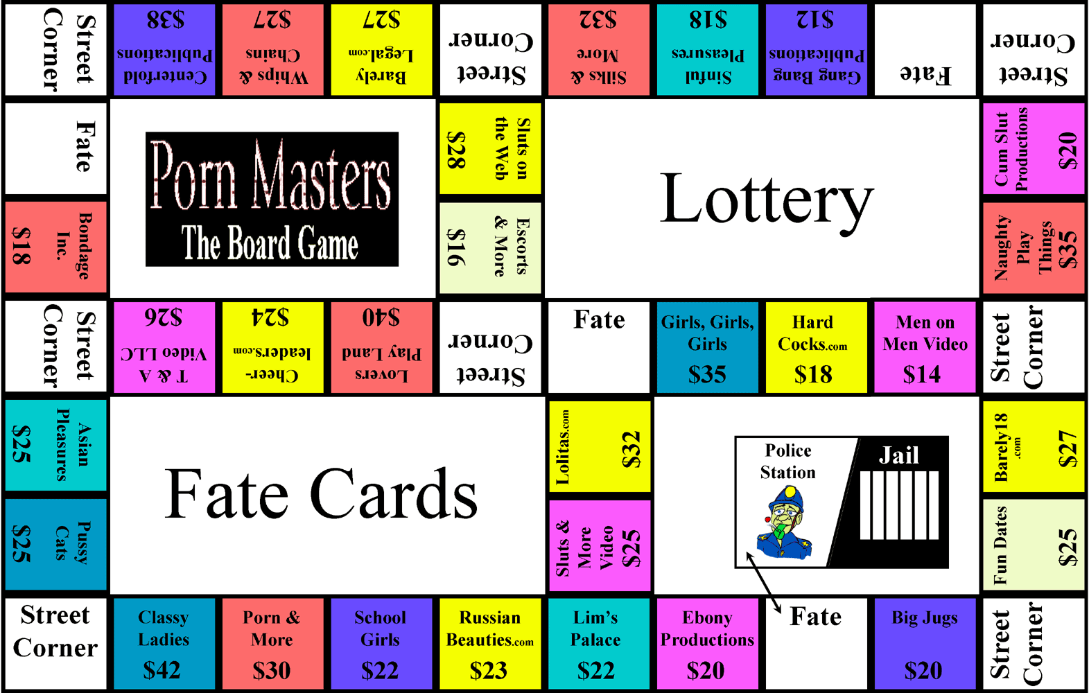 Porn Masters the Board Game
